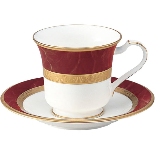 Noritake American Cup & Saucer 220cc Hemingway Marron Bone China Y59589/4733