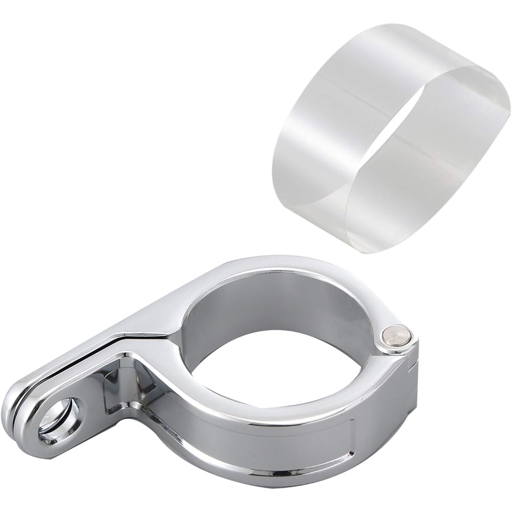 Daytona Motorcycle Turn Signal Stay 41mm Fork Clamp Mounting Hole 10mm Multi-Fork Clamp Chrome 1 Piece 69371