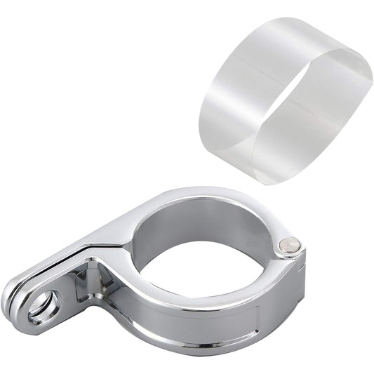 Daytona Motorcycle Turn Signal Stay 41mm Fork Clamp Mounting Hole 10mm Multi-Fork Clamp Chrome 1 Piece 69371