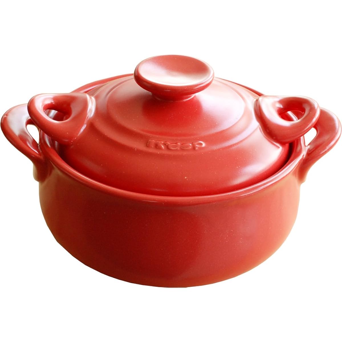 Kuriyama Two-handed pot red 21cm K+dep CK-001
