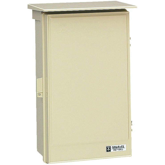 Mirai Kogyo Wall Box with Roof/Vertical Type Effective Fukasa 148 Beige 1 piece price WB-4ALJ