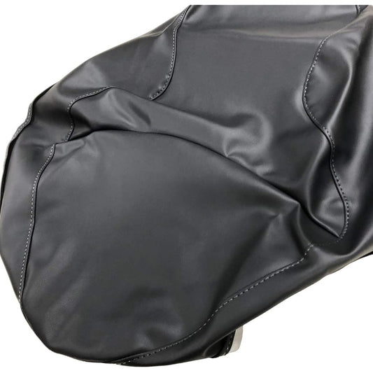 CHRIS PARTS Kawasaki Vulcan 400 Drifter with wire tension cord Exclusively designed seat cover Made in Japan (thick fabric) [Fabric color: Black/Stitching: Transparent] Reupholstery type CHRIS-KCH4023-C10B36