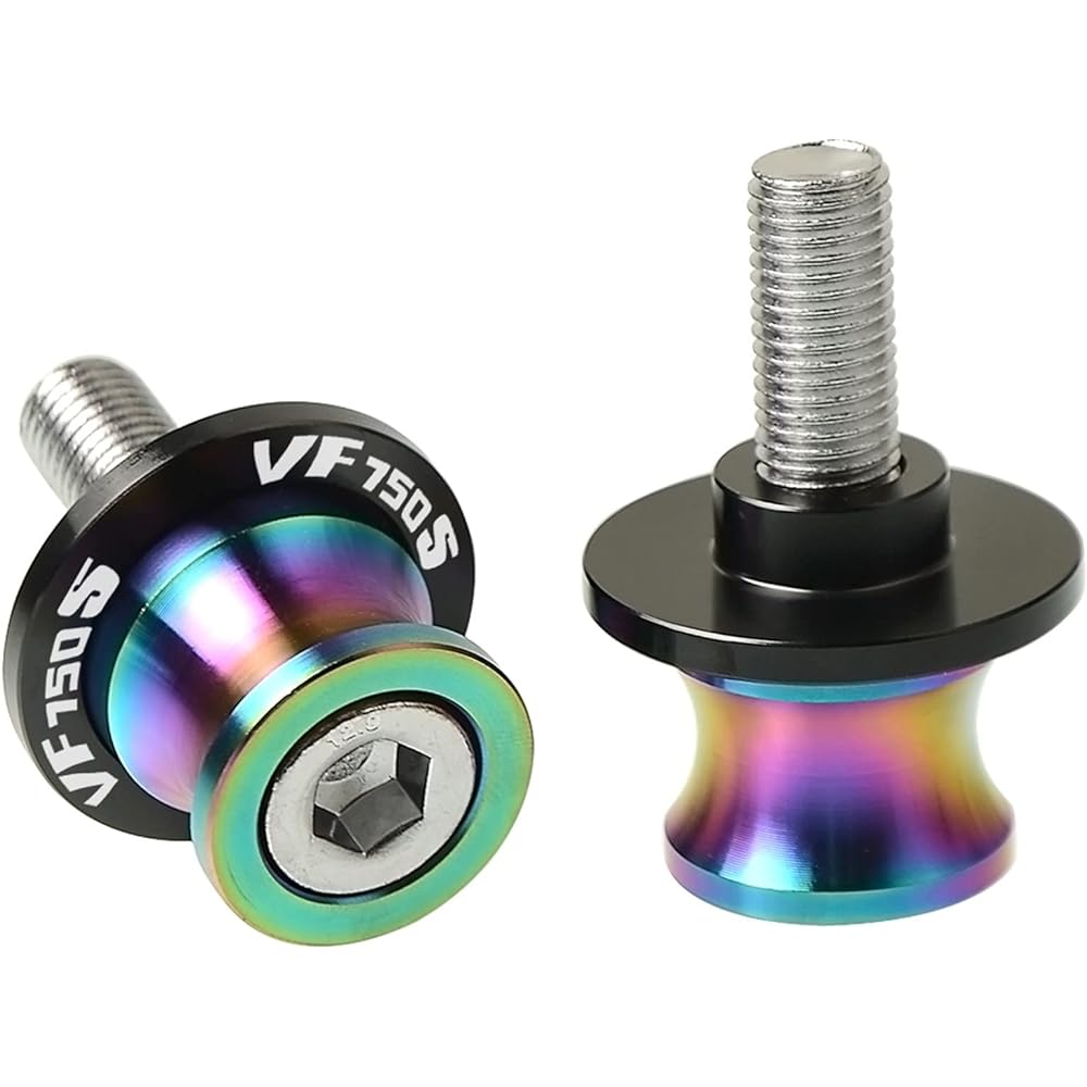 Stand Screw Slider M8 Rear Rocker Arm Bracket Screw CNC Motorcycle Rocker Arm Spool Slider Spool Very suitable for Honda VF750S Saber 1982 1983 1984 1985 1986 1987 (Color: A)