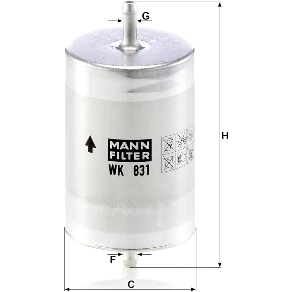 MANN (Man Filter)/Fuel Element Part Number: WK831