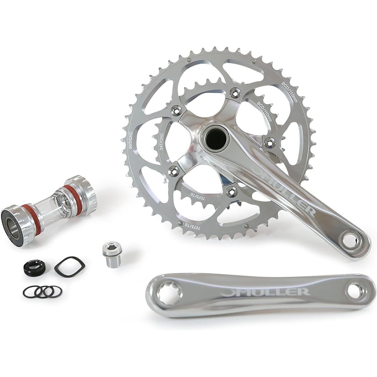 MULLER Original crank set (silver)