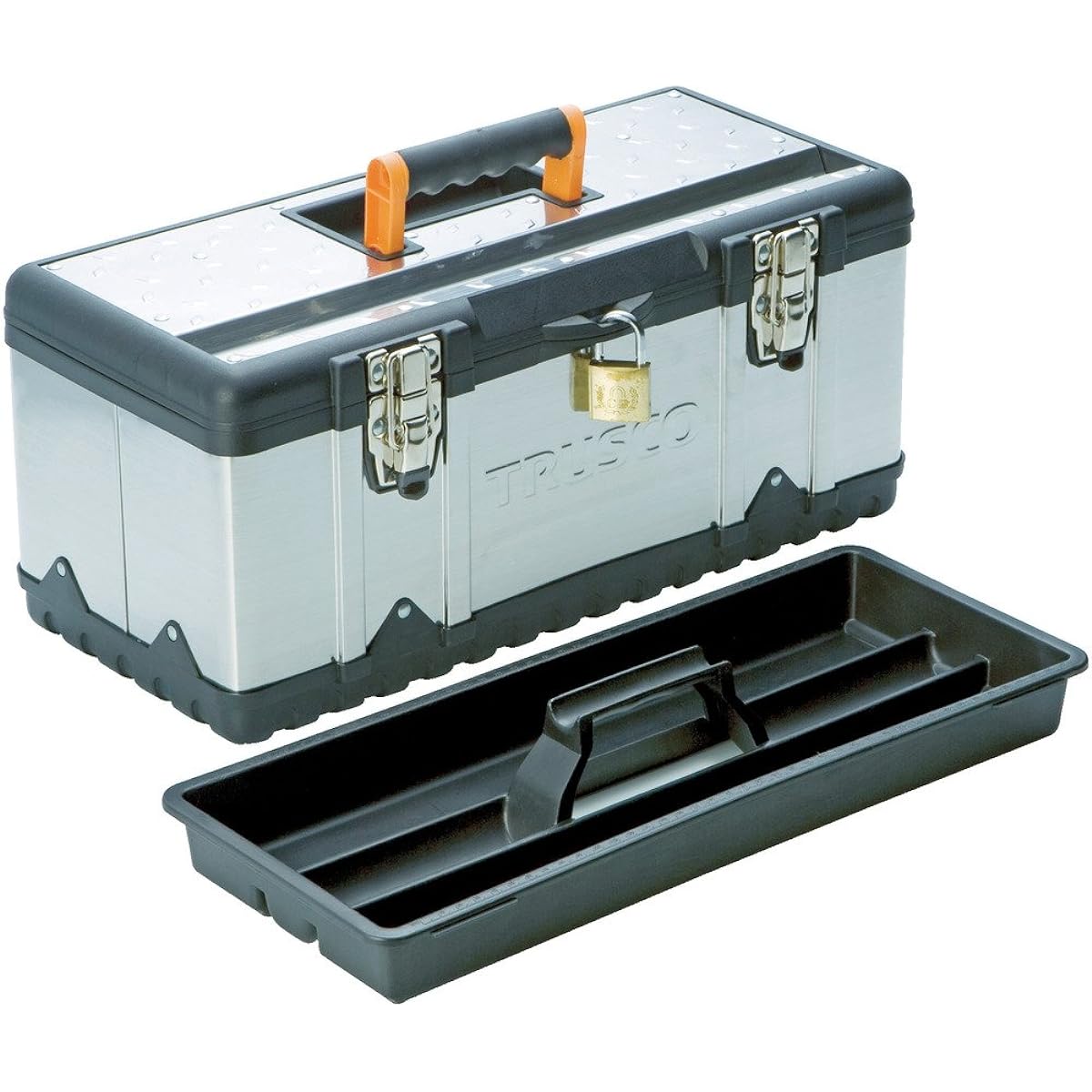 TRUSCO Stainless Steel Tool Box L Size TSUS-3024L