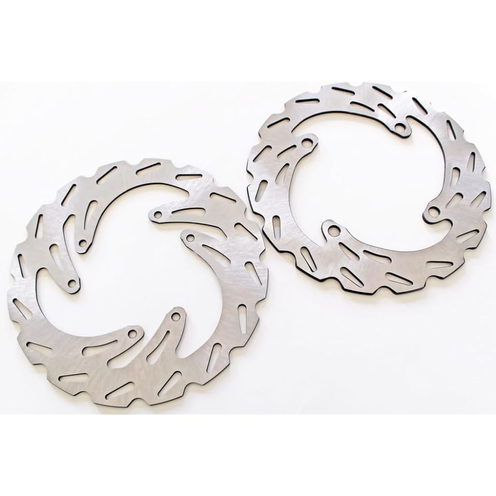 Race Driven Front & Rear RipTide Brake Rotor for Honda CR125R CR125 CR 125R 125 R CR250 CR 250