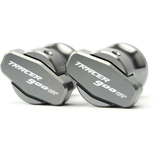 Stand Screw Slider Motorcycle CNC Accessories Cover Swing Arm Spool Slider Stand Screw Suitable for YAMAHA TRACER 900 GT 900GT 2018-2020 (Color: Titanium)