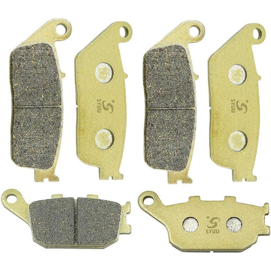 SYUU Motorcycle Replacement Front Rear Brake Pads Brake Pads for Honda CBR 600 F3 1995-1998 SJR SE FS FT FV FW 599 FA226F FA174R