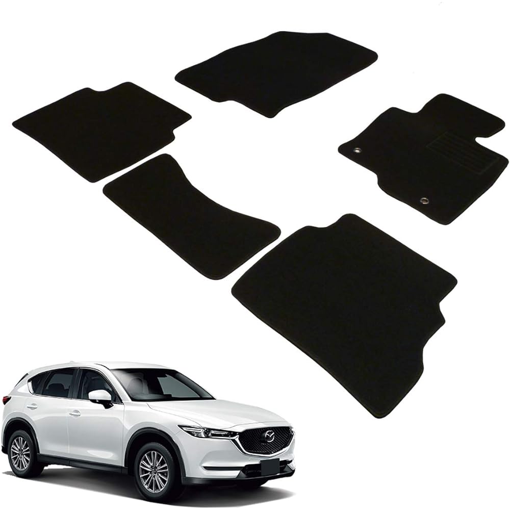 Fenice Car Mat Floor Mat Domestic Production (Mazda CX-5 KF Series) Black Non-Slip Shape Resistant to Slip Car Mat (Car Parts Specialty Store)