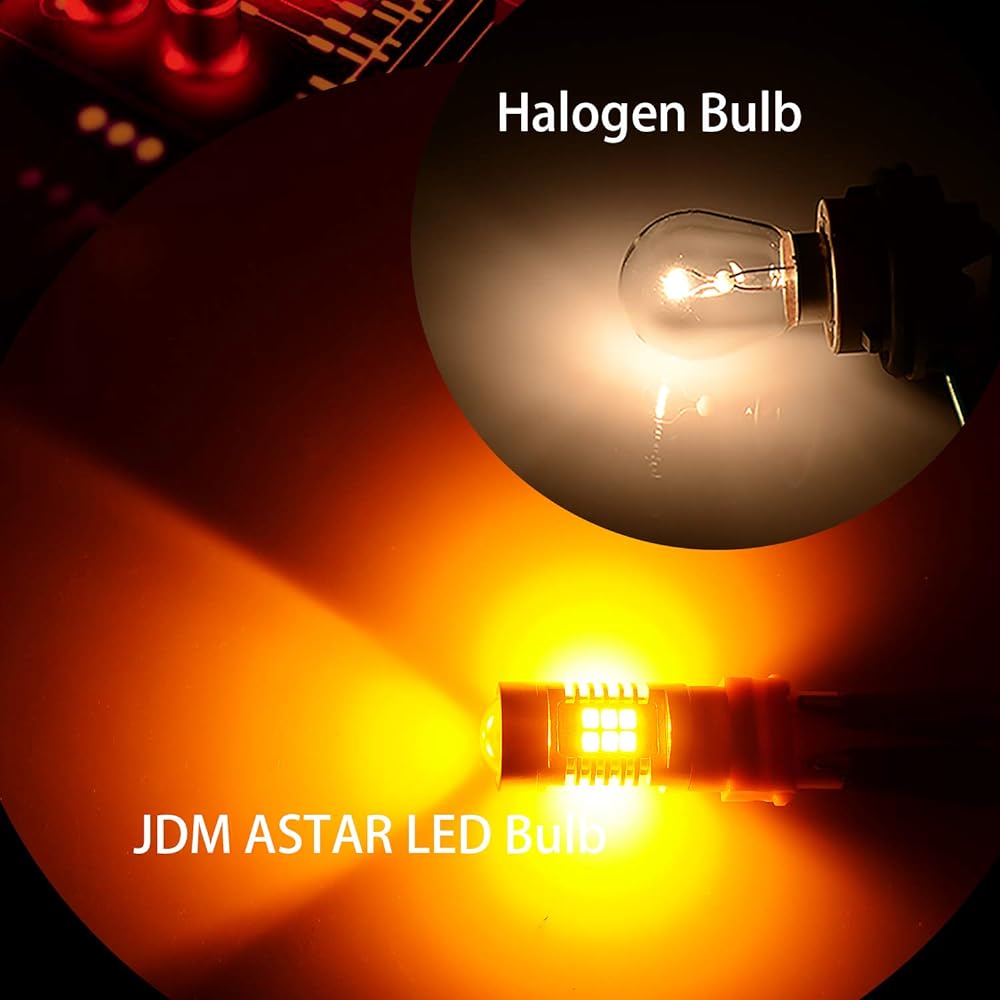 JDM ASTAR Very bright PX chip 7440 7441 7443 7444 Amber Yellow Winker LED bulb