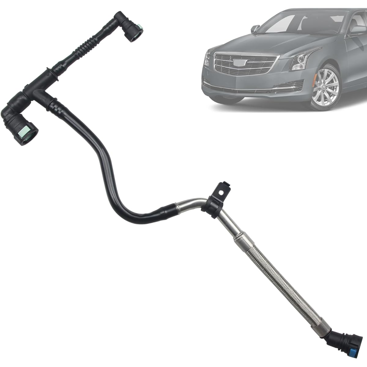 Rapihidan 12673868 PCV Positive Crankcase Ventilation Tube Cadillac ATS MALIBU 2013-2018 ENVISION Regal Repalce# 12654851 12662657