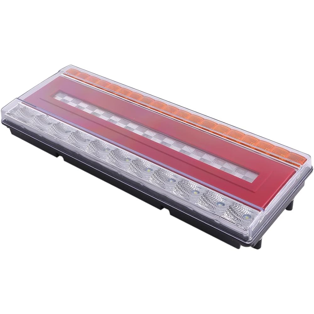 24V LED tail lamp sequential flowing turn signal light left and right set for small brake trucks, trailers, dump trucks, etc. General purpose dress-up custom parts (left and right set)