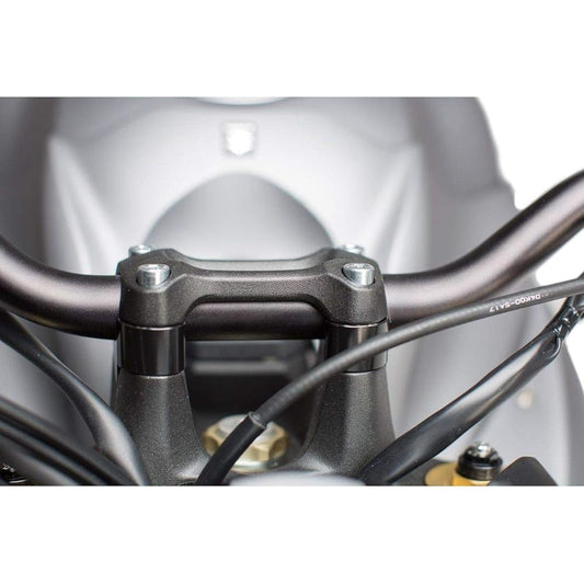 SW-MOTECH Bar Riser (20mm up) Black Suzuki GSX-S1000(15)/GSX-S1000 F(15) LEH.05.039.10001/B