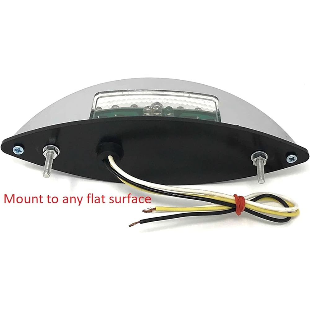 Universal chrome LED stop/tail light motorcycle trike scooter