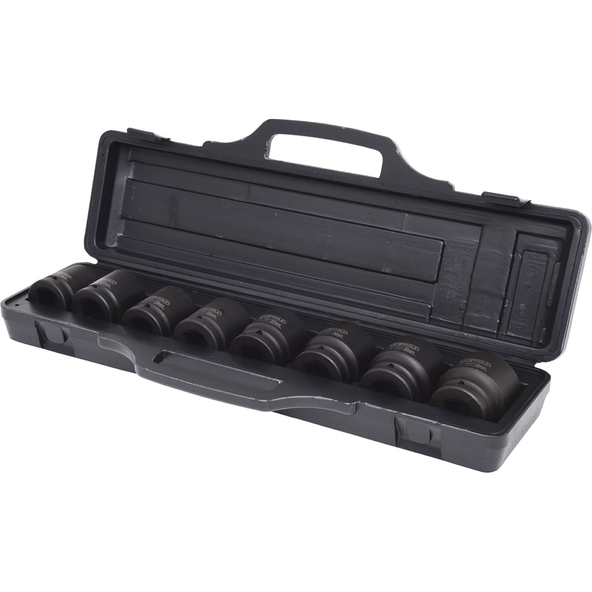 KS TOOLS 3/4" Hexagon impact socket set 8 pcs short 24-38mm 515.0210