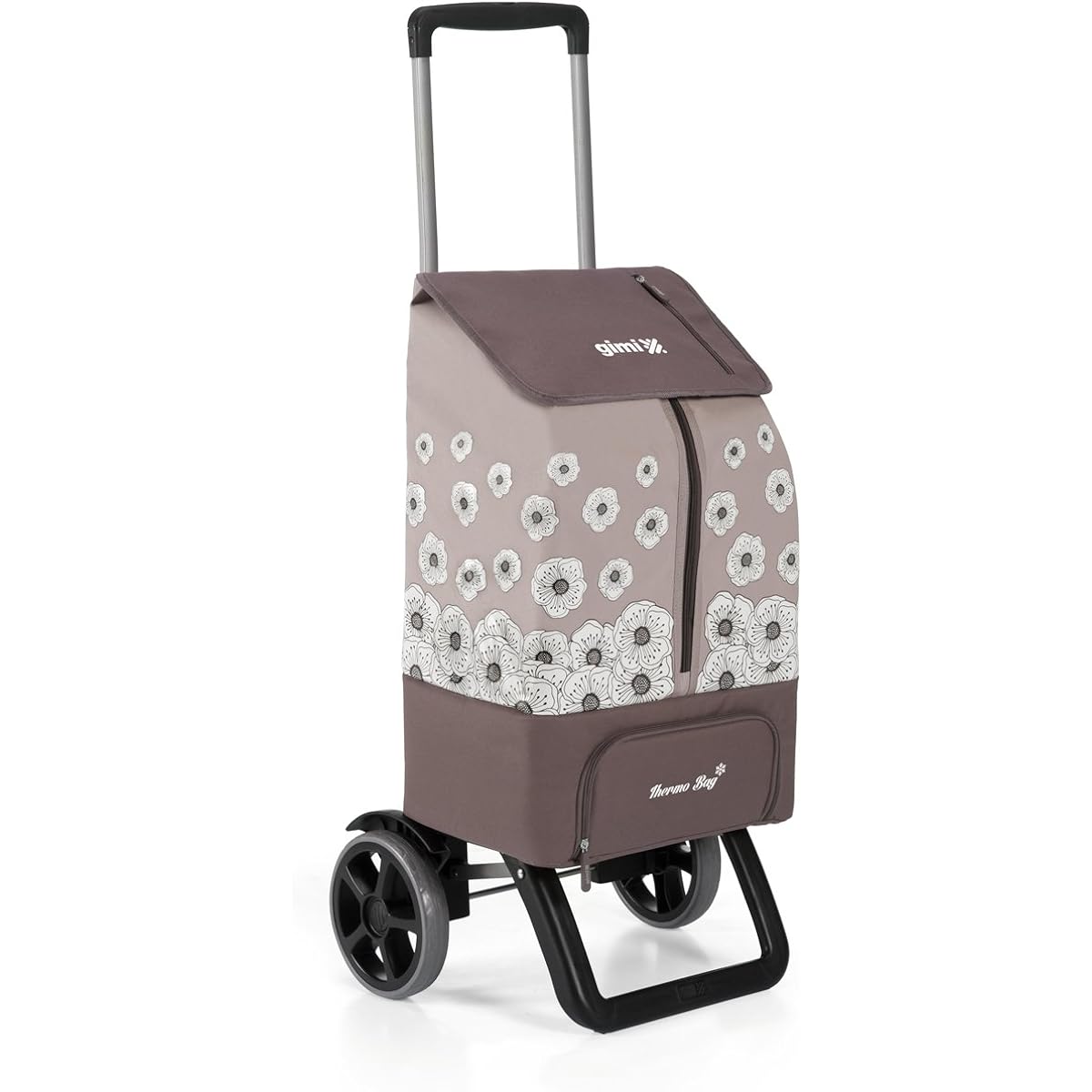 [Regular Imported Product] Metex GIMI 5 Height Adjustment Shopping Cart Kangoo Gray GIMKA-GY Body: 41 x 36 x 102.5cm [Stored: 41 x 18 x 78cm], Bag: 37 x 29 x 54cm