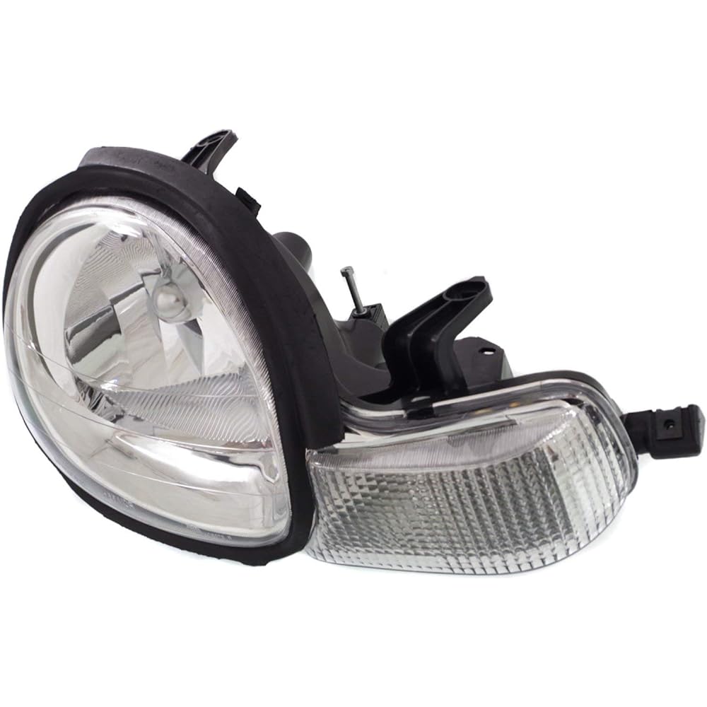 Headlight Assembly 2000-2002 Chrysler Dodge Neon Halogen Chrome Interior passenger seat side driver's seat side