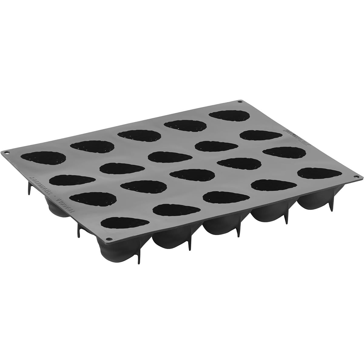 PAVONI ITALIA [Authorized Product] Pavoflex Strawberry 20 Pieces Platinum Silicone Mold 3D 3D Silicone Mold Confectionery Supplies Chocolate Mold Candy Mold Decoration Oven Microwave Dishwasher Safe Refrigerator Freezer by Emmanuele Forcone PX4333