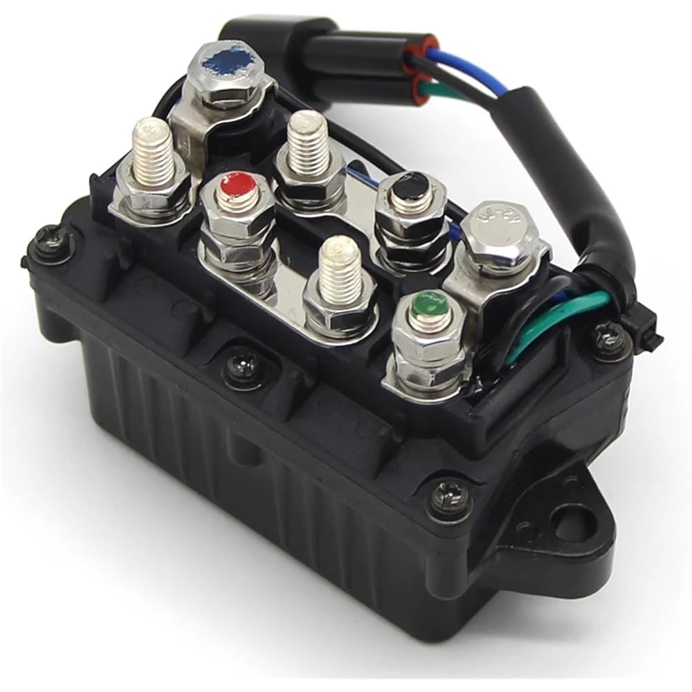 Solenoid Relay Motorcycle Starter Relay Solenoid for Yama&Ha FT25 TLR F25 F25A F45A 61A-81950-01 61A-81950-00 4 Stroke Outboard Moto Accessories