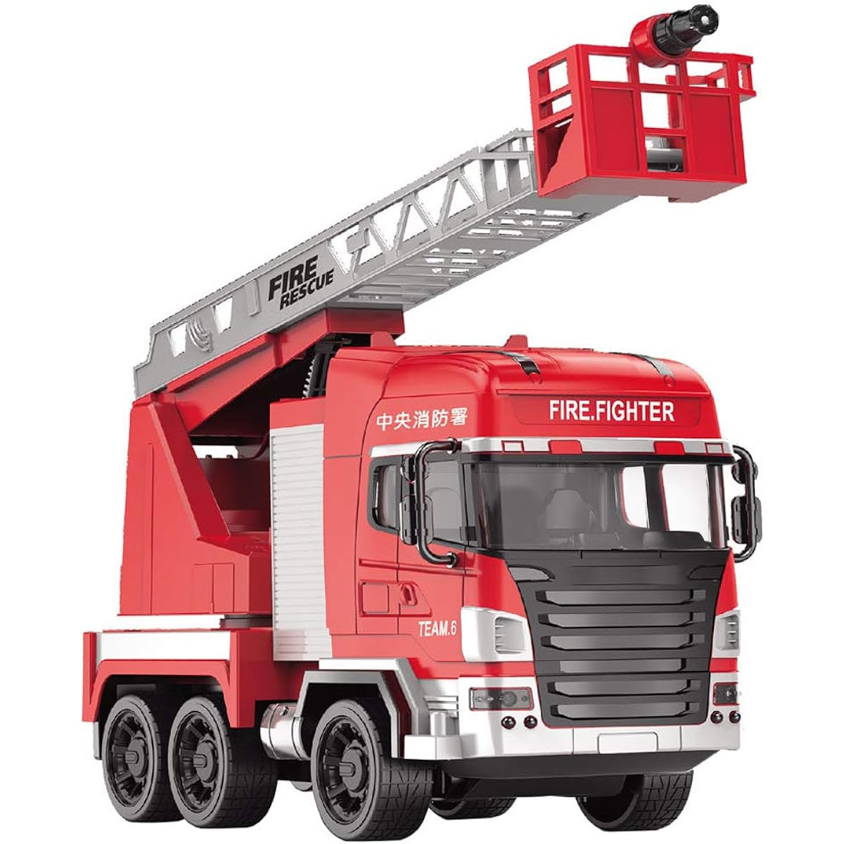 DOYUSHA Water Discharge! Ladder Fire Engine Central Fire Station 27MHz Electric Radio Control