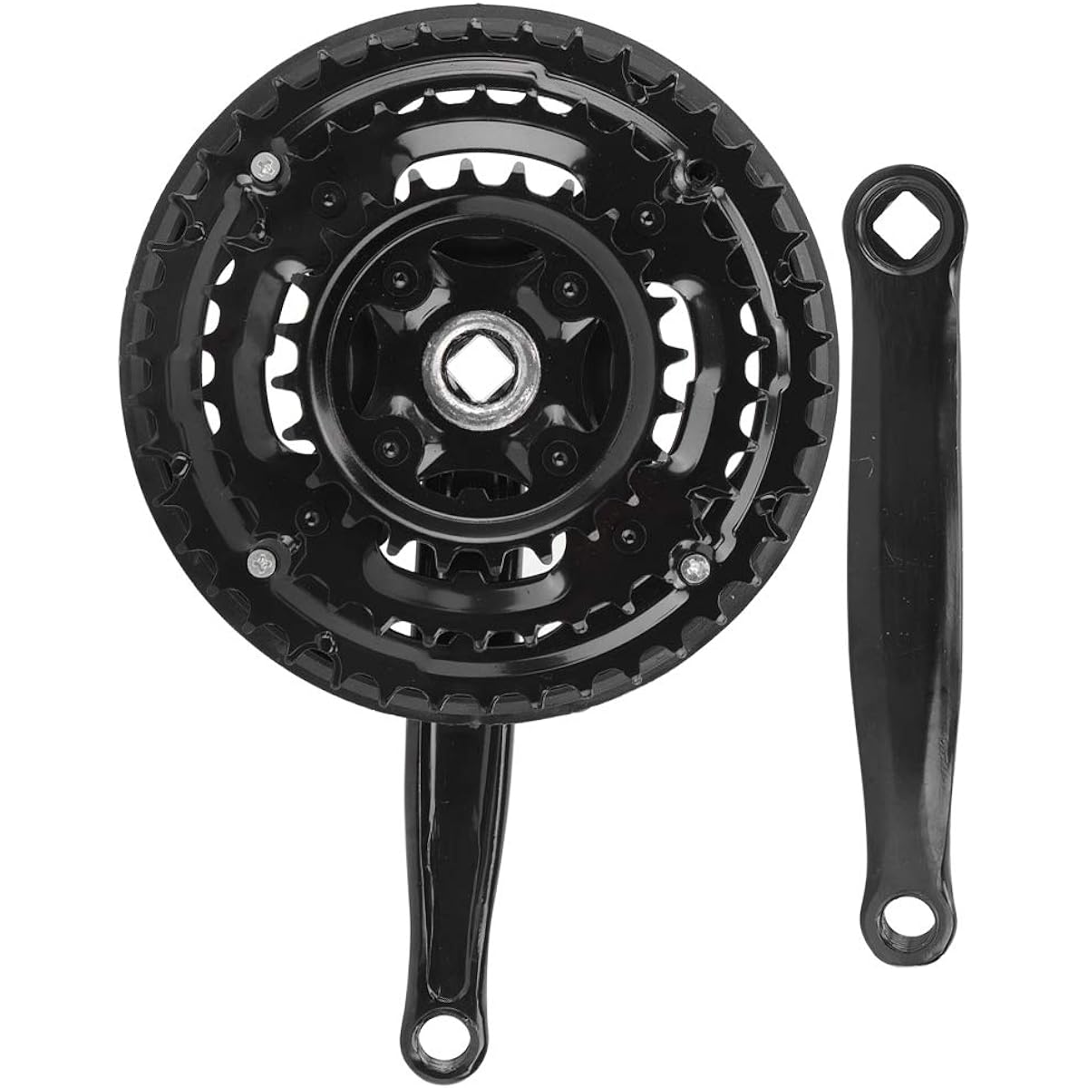 Alomejor1 Bicycle Crankset Crankset Durable Easy to Use High Strength Lightweight Compatibility Precision Machining 170mm Mountain Bike Road Bike Folding Bike