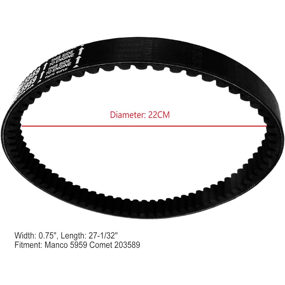 30 Series Gookart Drive Belt Set of 3 MANCO 5959 / COMET 203589