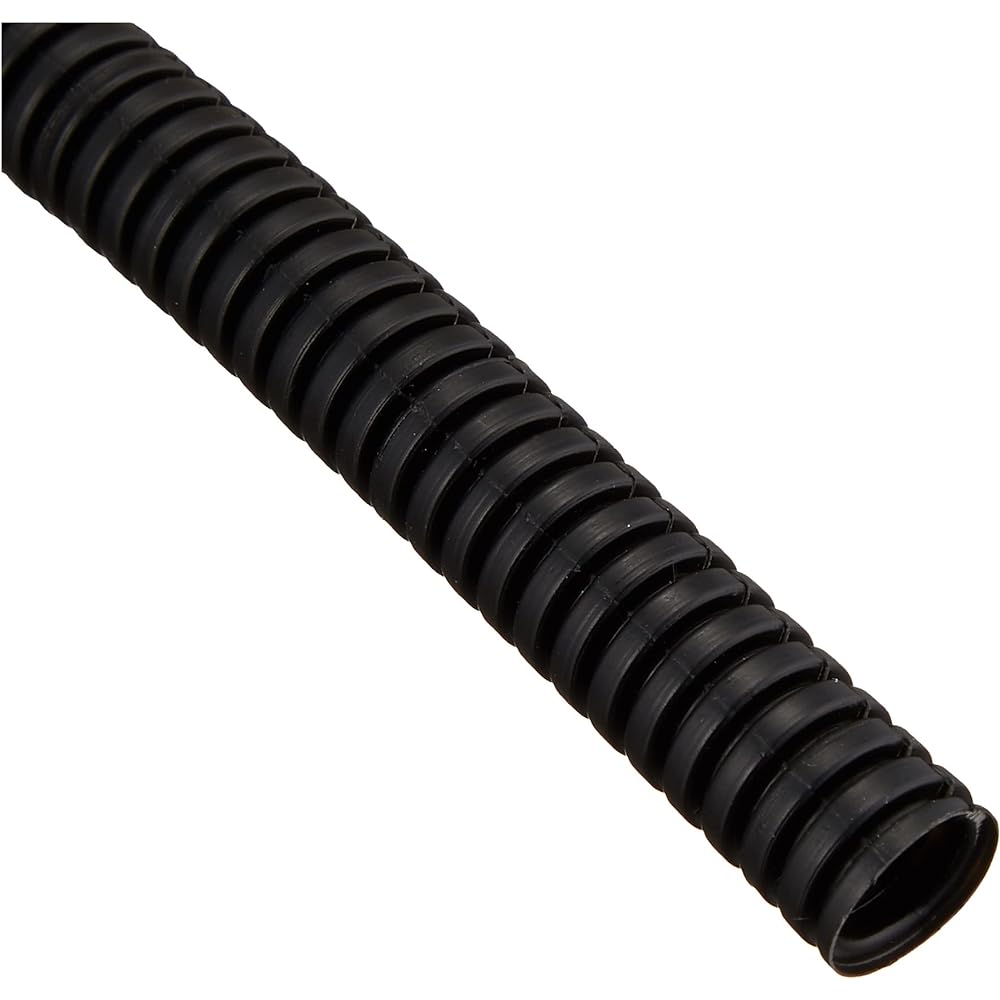Meltec corrugated tube 7φ slit processing black 50m roll Meltec A-89B