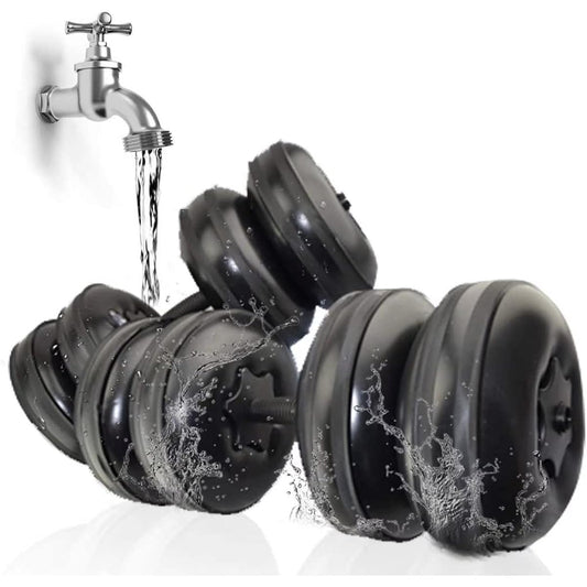 DEIRIS Dumbbell, Water, 16-20kg Adjustable, Water Dumbbell, Floor Scratch Prevention, Dumbbell, Water Container, Fitness Dumbbell, Quiet, Adjustable Dumbbell, Water Dumbbell, Lightweight, Portable, Travel Dumbbell, Convenient Storage, Dumbbell Water, Uni