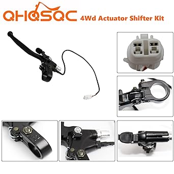 QHQSQC Manual 4WD Actuator 1038-1035-2001 All Blue Force/Playy/2004 Suzuki Twin Peaks LT-V700F