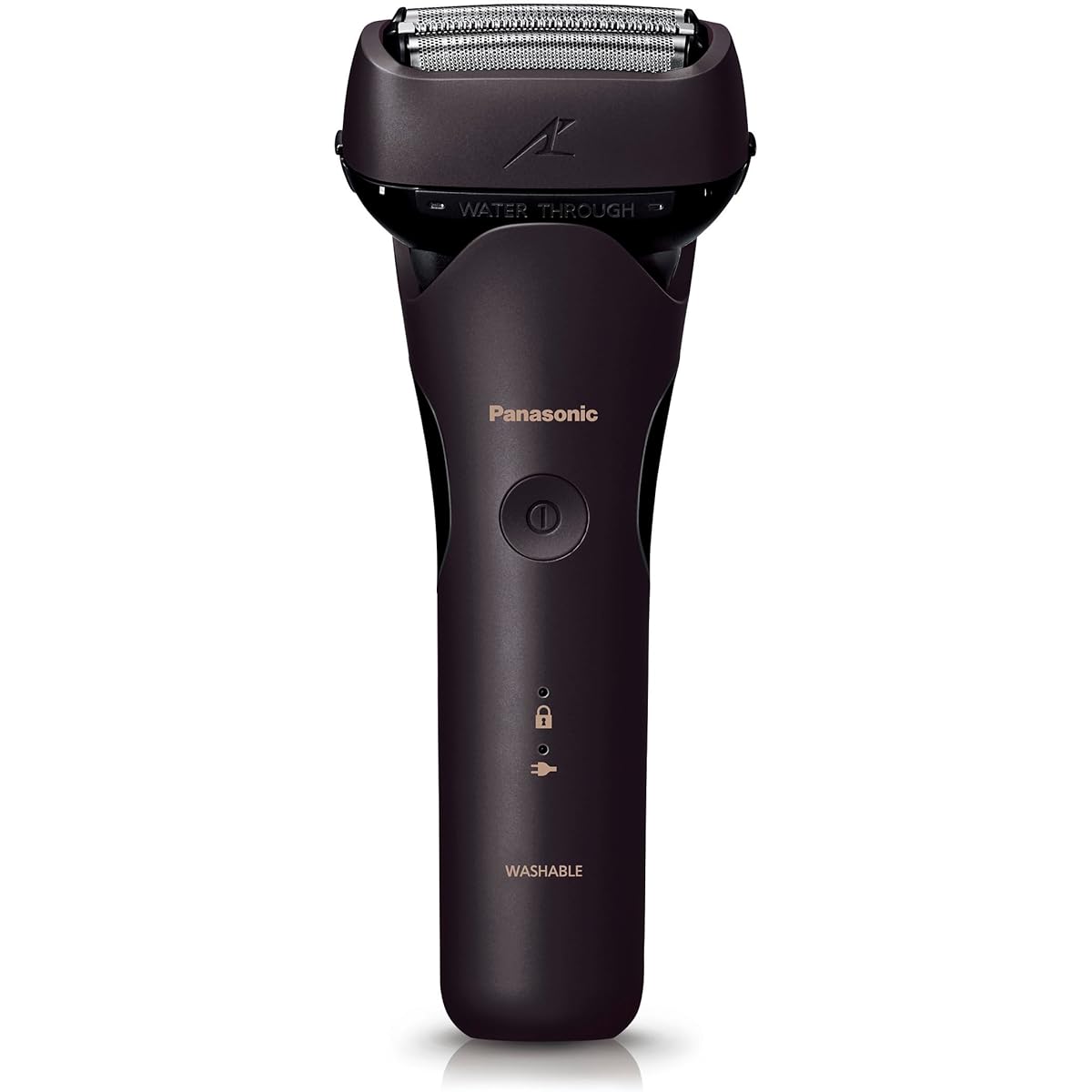 Panasonic Men's Shaver Lamb Dash 3-blade Brown Can shave even while charging ES-LT2Q-T