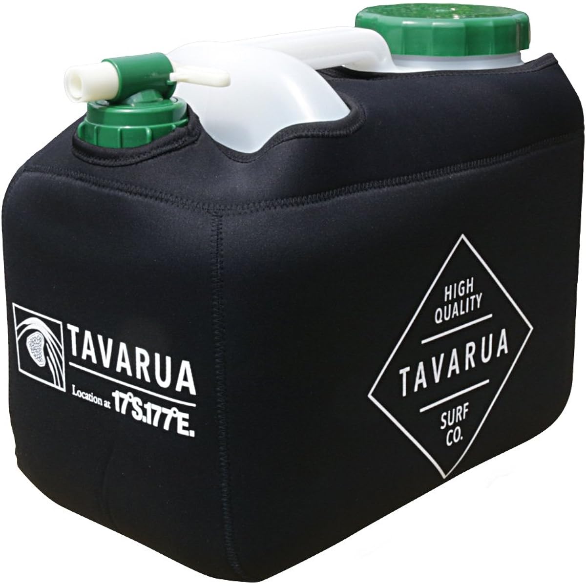 TAVARUA Hot Polytank Cover 12L Single Item 3016 Heat Retention Neoprene Camping Outdoor Surfing (BLACK)