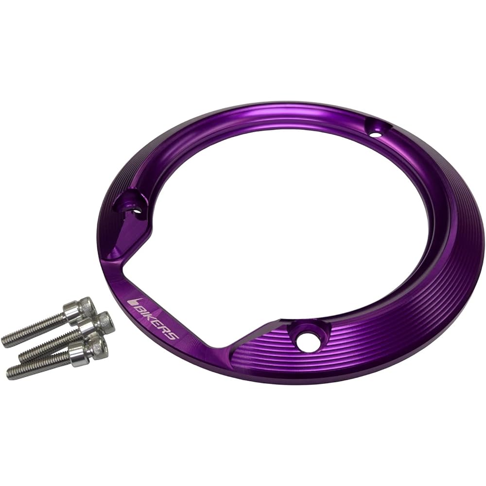 BIKERS Fuel Cap Ring YZF-R25 MT-25 Machined Aluminum Purple BK-Y0432-PUR