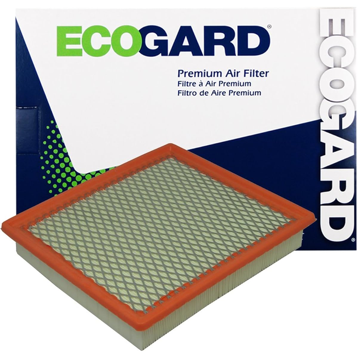 ECOGARD XA5672 Premium Engine Air Filter Chrysler 200 2.4L 2011-2014 Seving 2.4L 2007-2010 Town & Country 3.8L 2008-2009 Town & Country 4.0L 2008-2010 Seving 2.7 L 2007-2010.