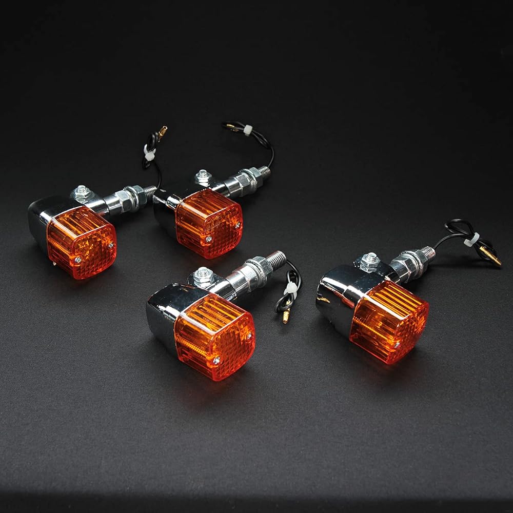 CHERRY [582] Square European Turn Signal 32mm Orange