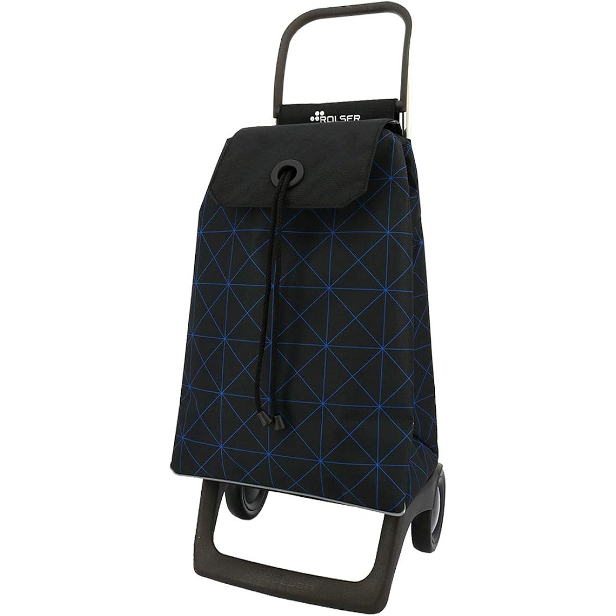 [ROLSER] Shopping Cart 2 Wheels Stylish Brand Light Quiet 20133-14001 20133-14002 ROLSER nananoel Quiet Lightweight Carry Cart Carry Bag Shopping Carry Foldable Compact [370j] Joyster Blue