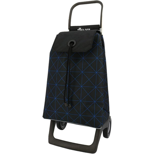 [ROLSER] Shopping Cart 2 Wheels Stylish Brand Light Quiet 20133-14001 20133-14002 ROLSER nananoel Quiet Lightweight Carry Cart Carry Bag Shopping Carry Foldable Compact [370j] Joyster Blue