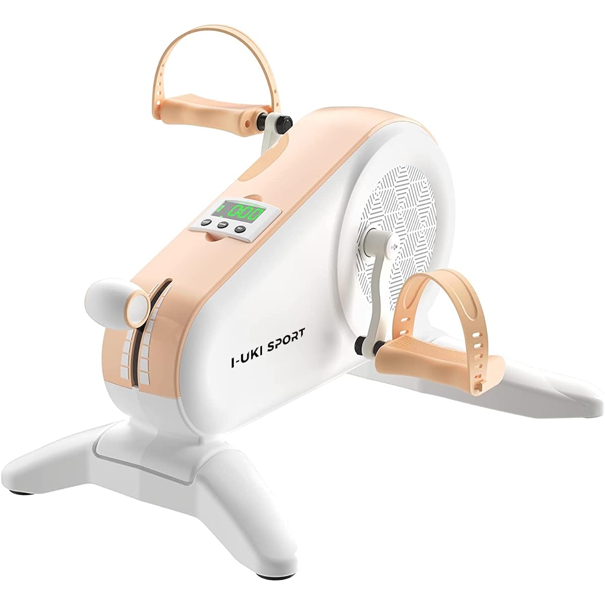 I-uki Sport Mini Exercise Bike, Home Use, Quiet, Magnetic 8 Levels of Resistance, LCD Meter, Room Bike with Legs, Space Saving, Home Aerobic Exercise, Easy to Assemble, Quiet, Relieve Lack of Exercise for the Elderly