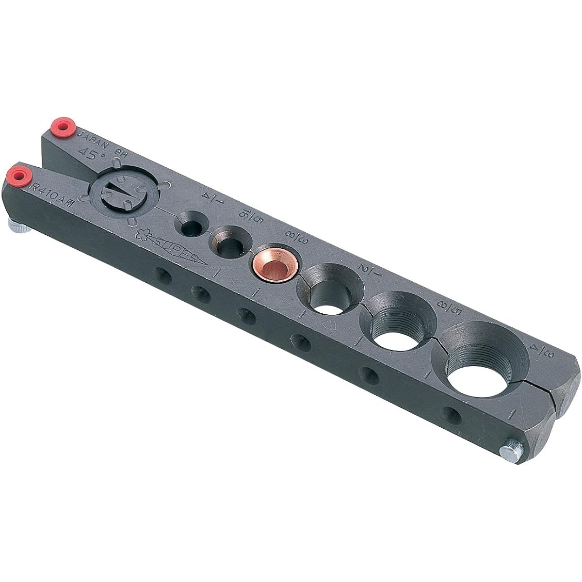 SUPERTOOL Flaring Tool Set (Eccentric Type) New Refrigerant Compatible Gauge Bar TFG456N