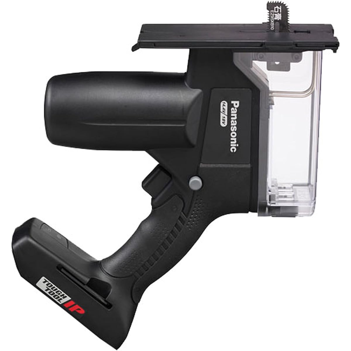 Panasonic Rechargeable Square Hole Cutter Body Only (Battery Pack/Charger/Case Sold Separately) Dual (14.4V/18V Compatible) IP5X Woodworking 15mm/Gypsum 30mm Cutting EZ45A3X-B Black