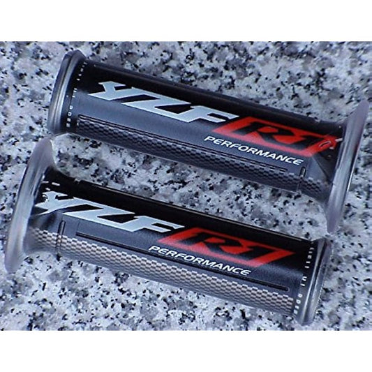i5 Yamaha YZF R1 Carbon Red Logo Gel Hand Grip