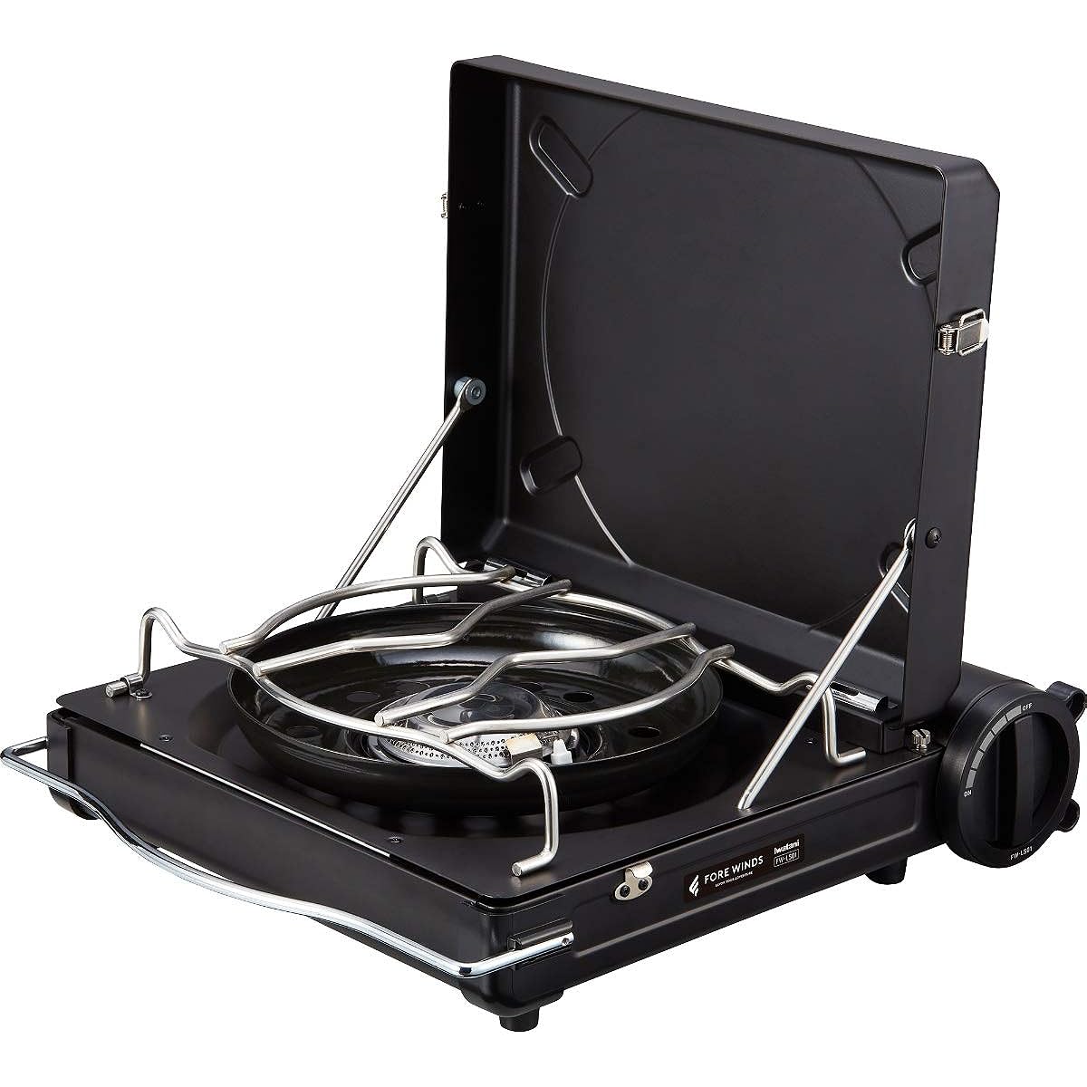 FORE WINDS Lux Camp Stove Black FW-LS01-BK Fuel Type Gas (Black)