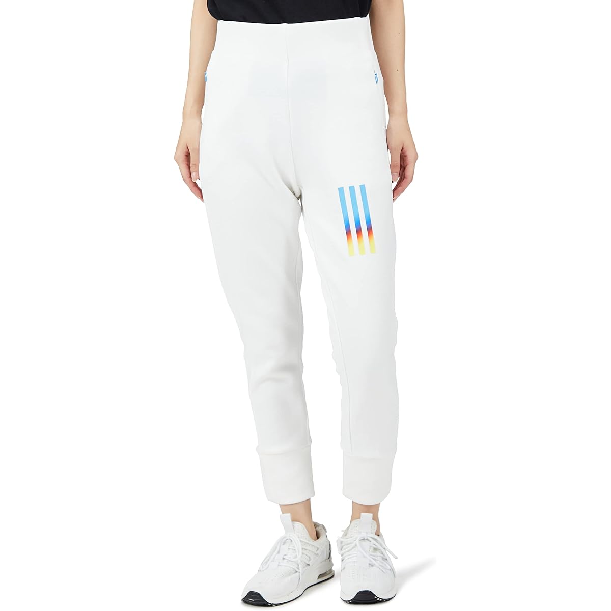 Adidas QG608 Women's Sweat Pants Mission Victory Slim Fit High Waist Pants