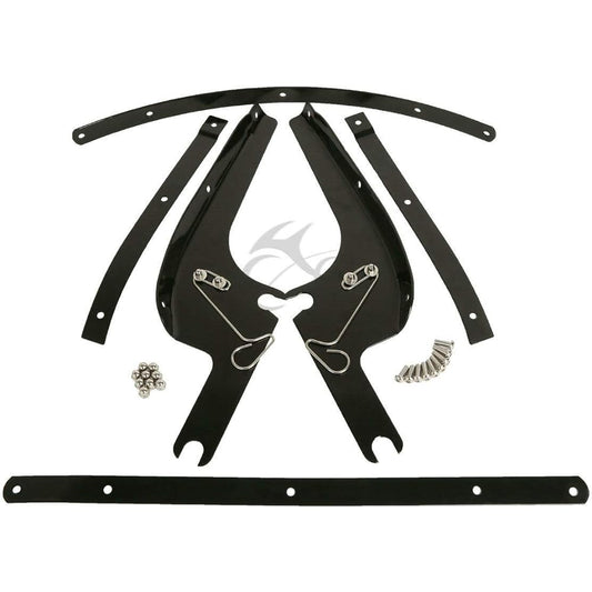 XFMT Windshield Screen Bracket Mount Kit Compatible with Harley Touring Road King FLHR 1994-2023