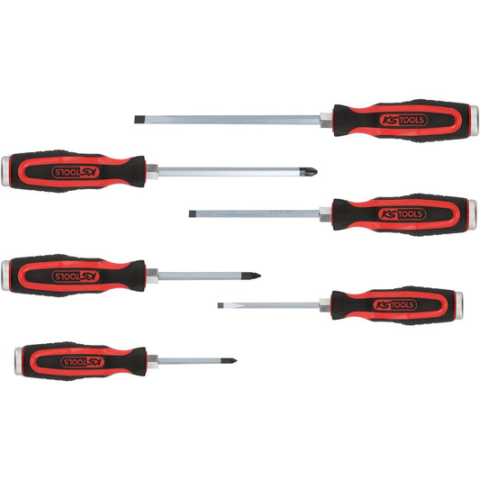 KS TOOLS ERGOTORQUEmax hammer cap screwdriver set 6 pcs slotted PZ ERGOTORQUEmax hammer cap screwdriver set 6 pcs slotted PZ 151.1165