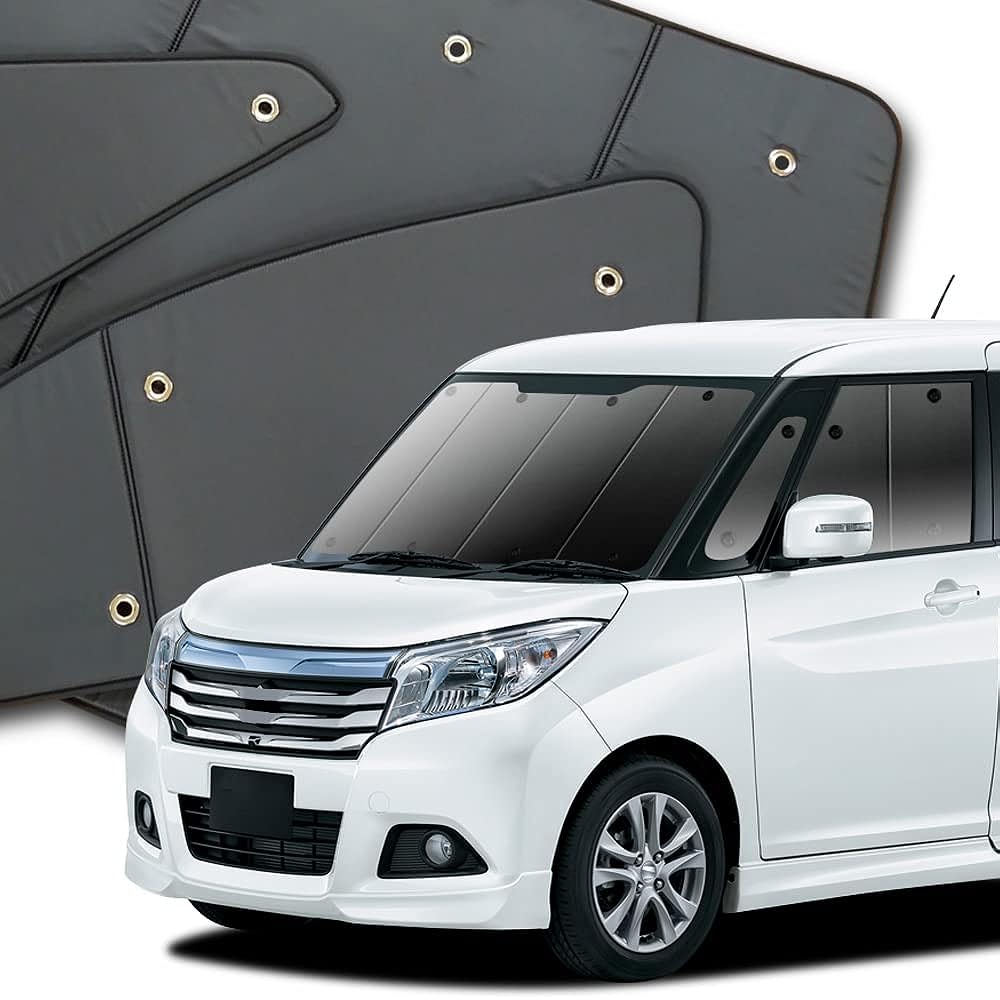 Solio MA26S MA36S MA46S Delica D:2 MB36S MB46S Curtain Sunshade Sleeping in Car Goods Privacy Sunshade for Front ``01s-g009-fu''