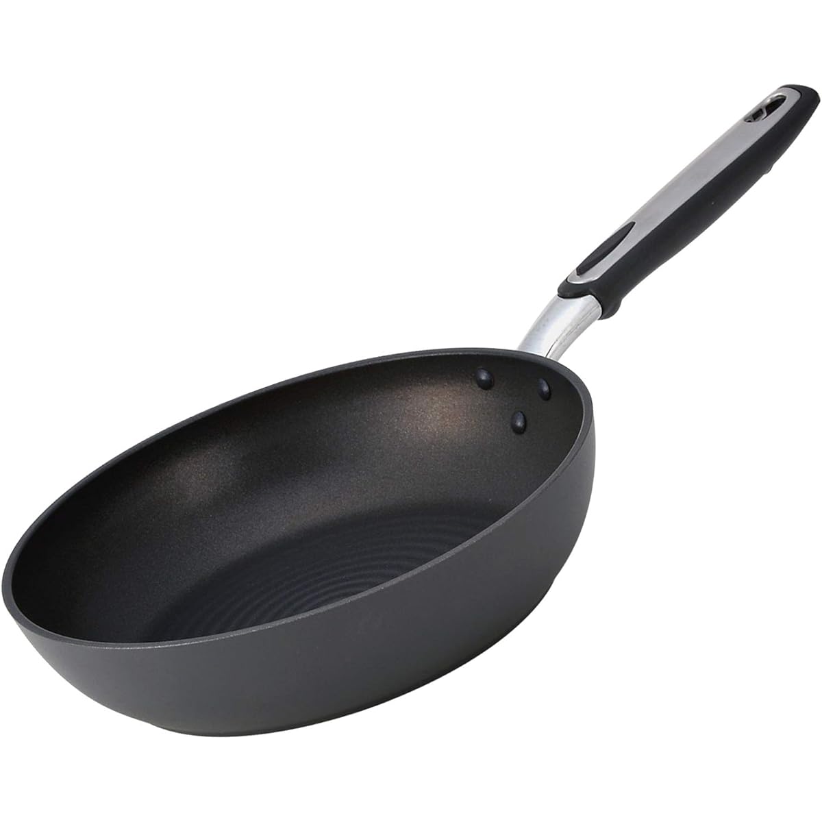 Hokuriku Aluminum Frying Pan 28cm [IH Compatible] Lightweight IH Versage Teflon Treated Made in Japan