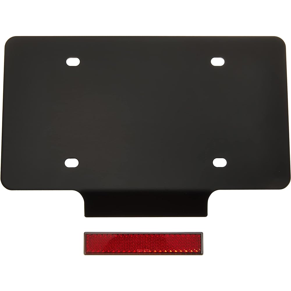 Kijima Motorcycle Bike Parts Reflector Stay Tighten with License Plate Universal Black 305-2134