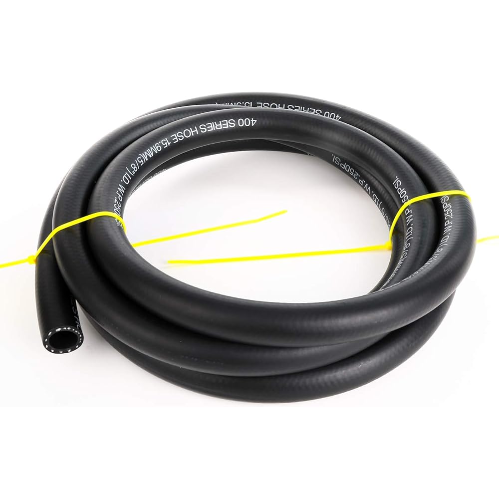 AC PERFORMANCE 180 degrees -4 AN ~ 1/4 inch push hose End Barb, Black