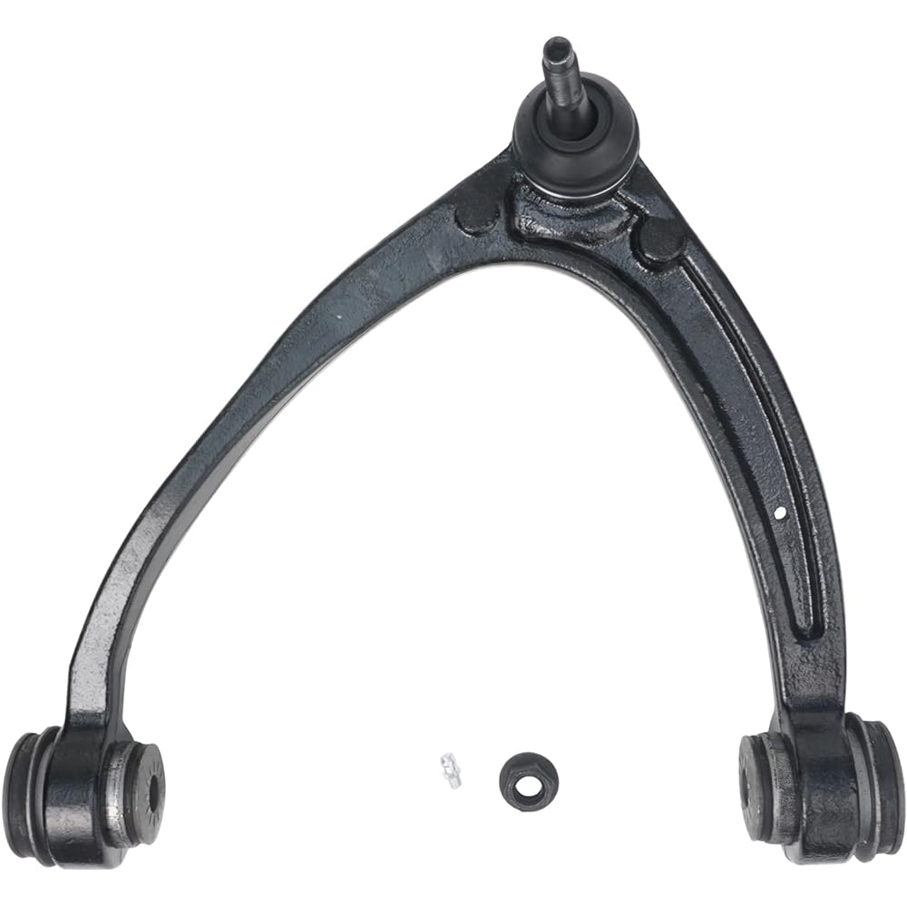 Control arm and ball joint assembly on the front upper driver and the passenger seat side